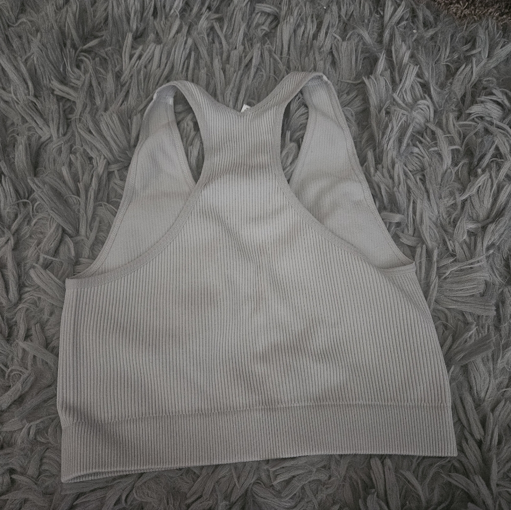 Zenana Ribbed Racerback Tank Top - Picture 2 of 4